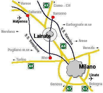 Lainate - cliccare sulla cartina per il dettaglio