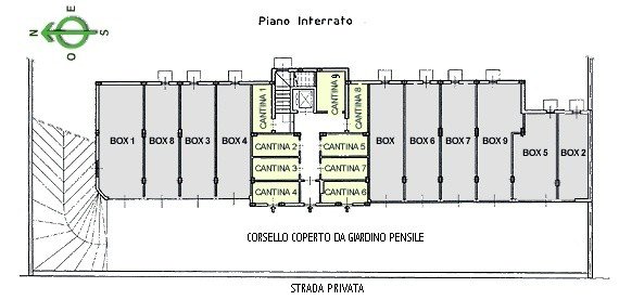 pianta pianointerrato - palazzina A